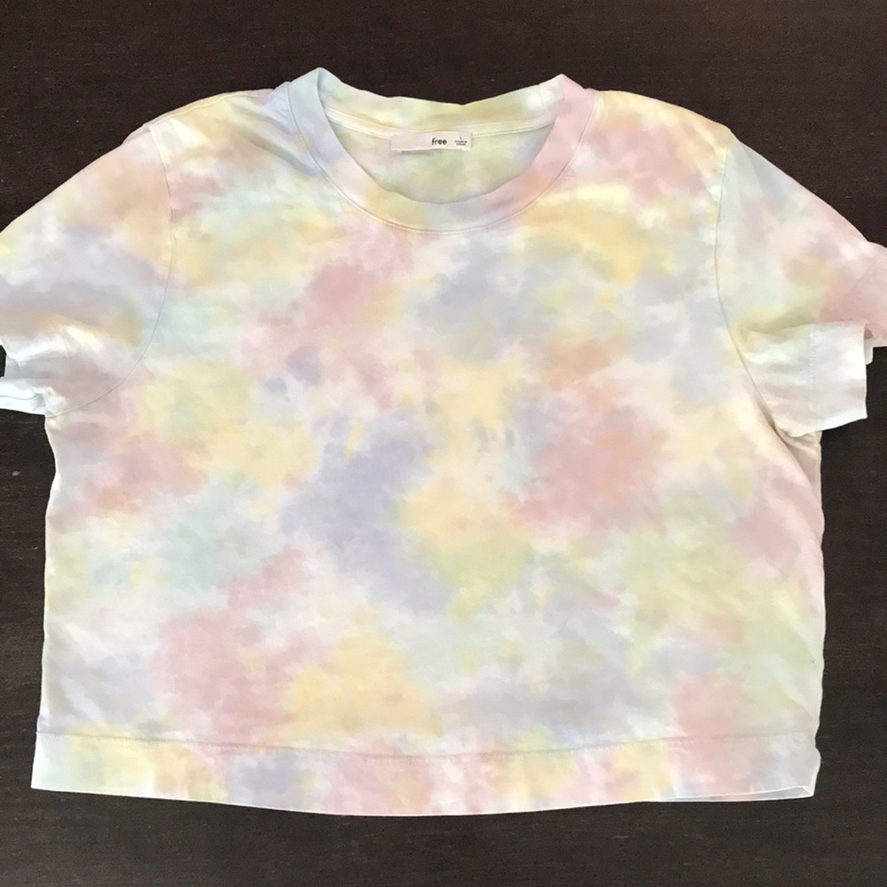 Wilfred Pastel Tie-Dye Crop Top